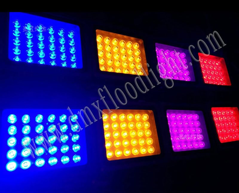 colorful rgb led flood light