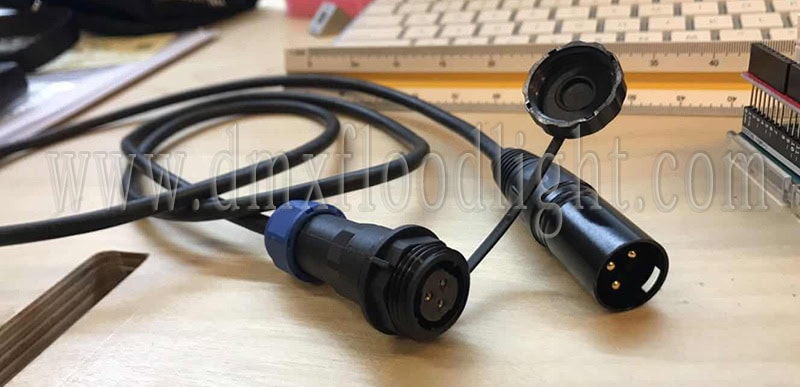 dmx cable for rgb flood light