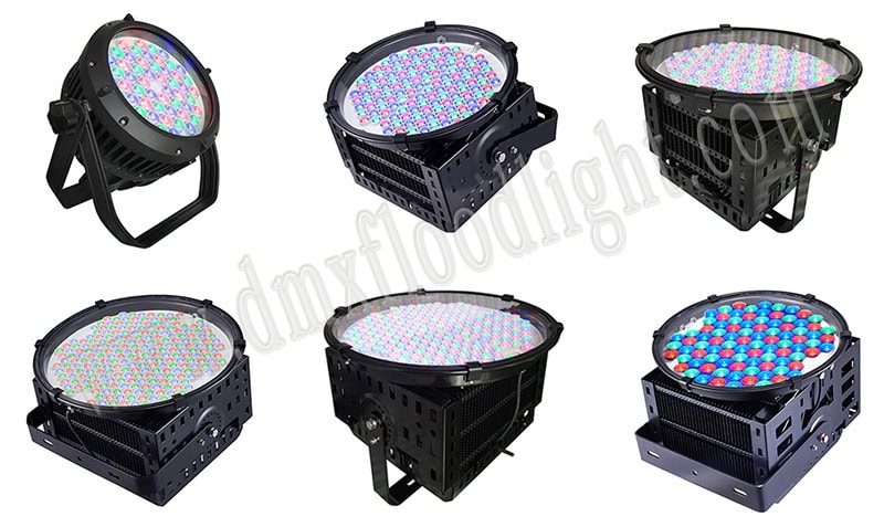 dmx rgb flood light 100w 200w 300w 500w 800w