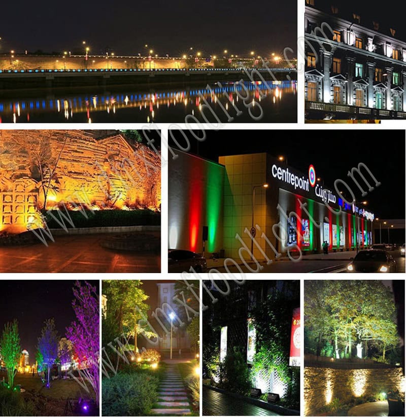 outdoor dmx flood light applications