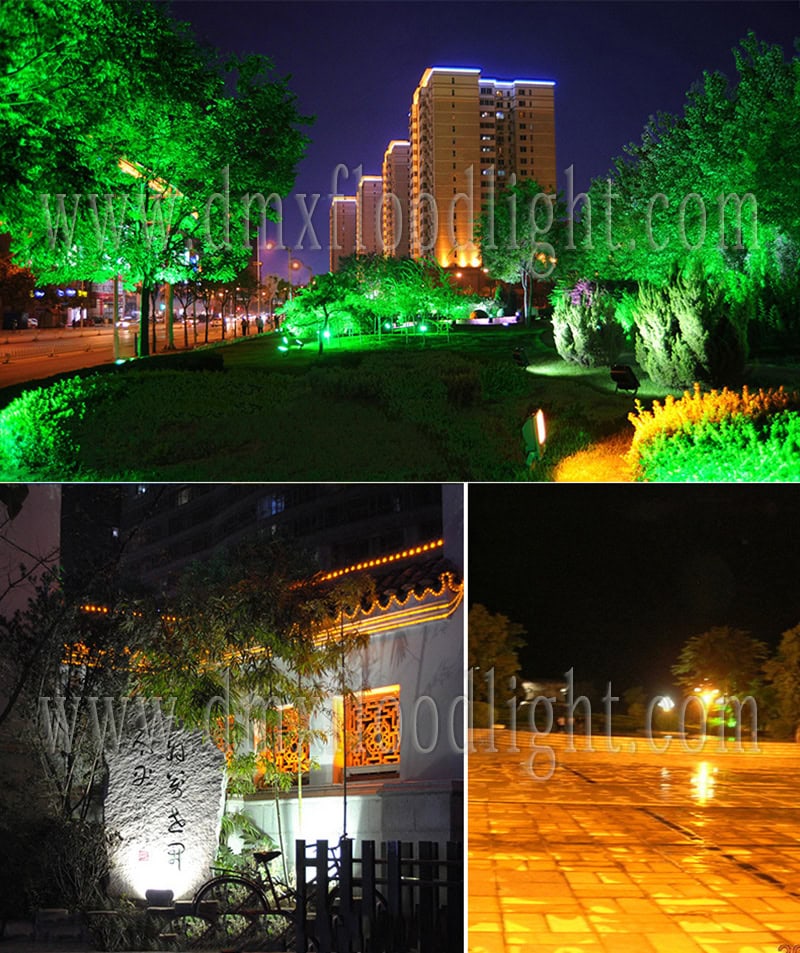 remote control flood light applications