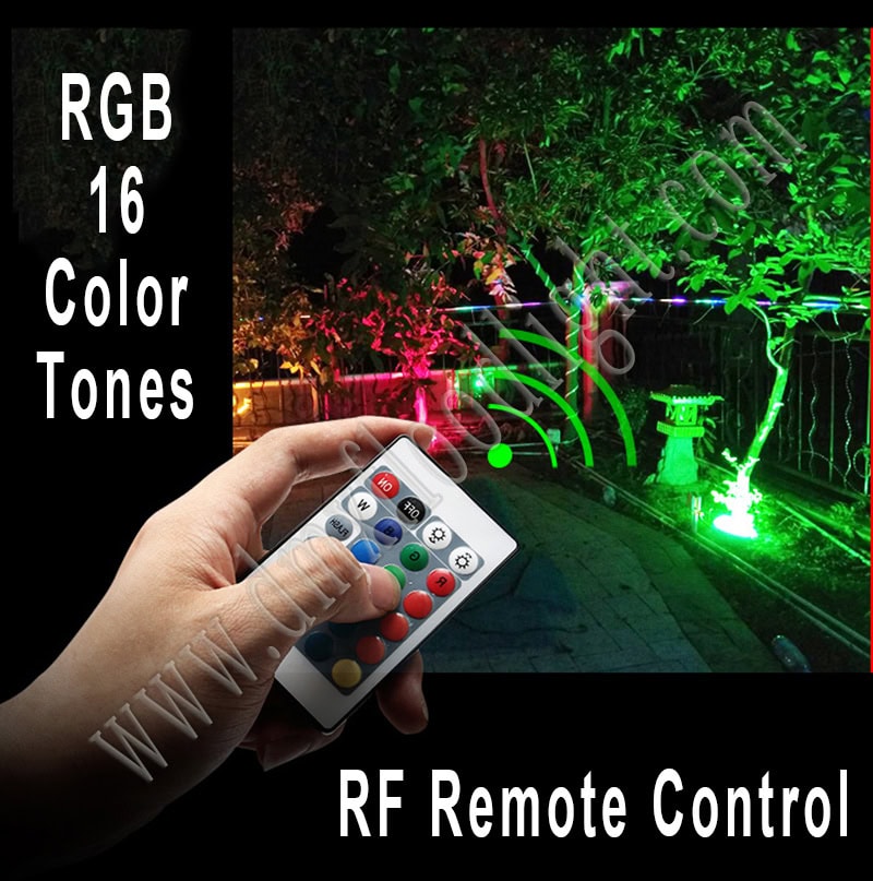 rgb flood light with remote control